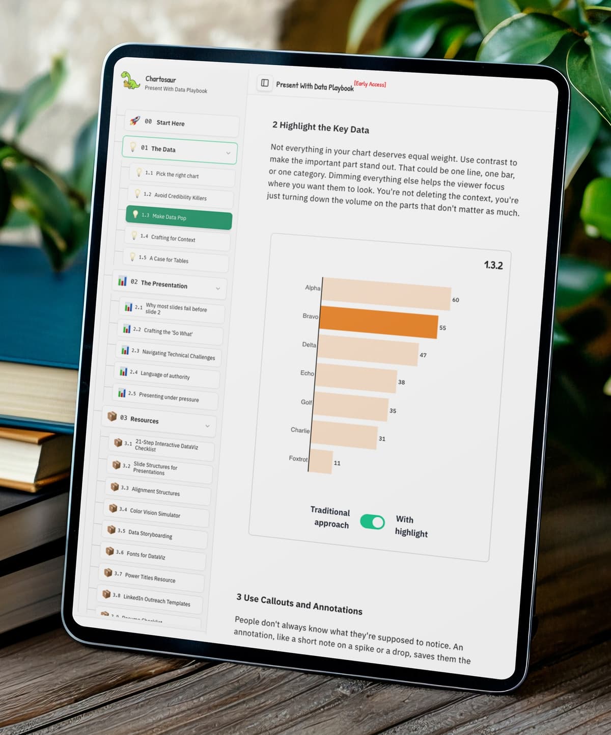 Present with Data Playbook